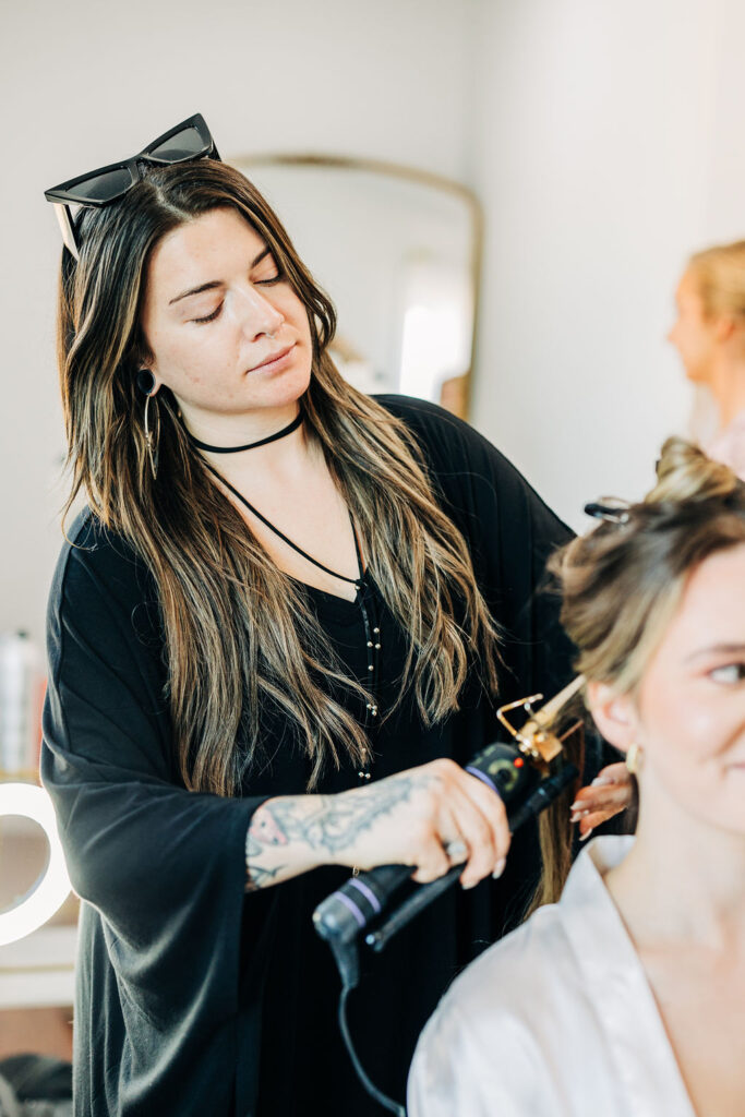 Wedding hairstylist