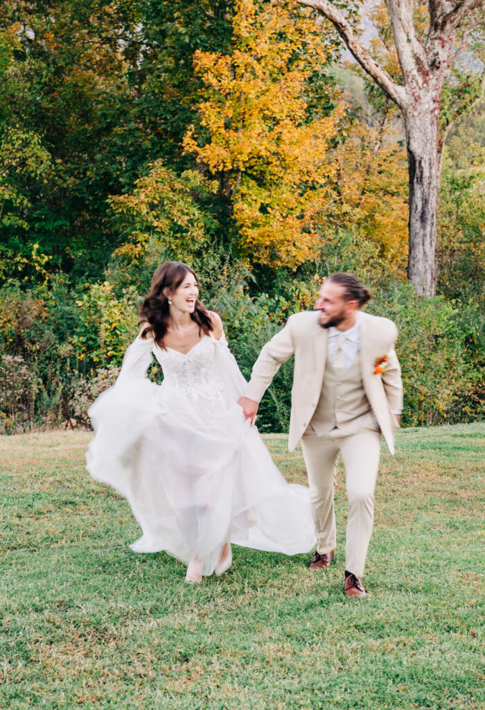 East Tennessee wedding hair and makeup team loved glamming up this couple