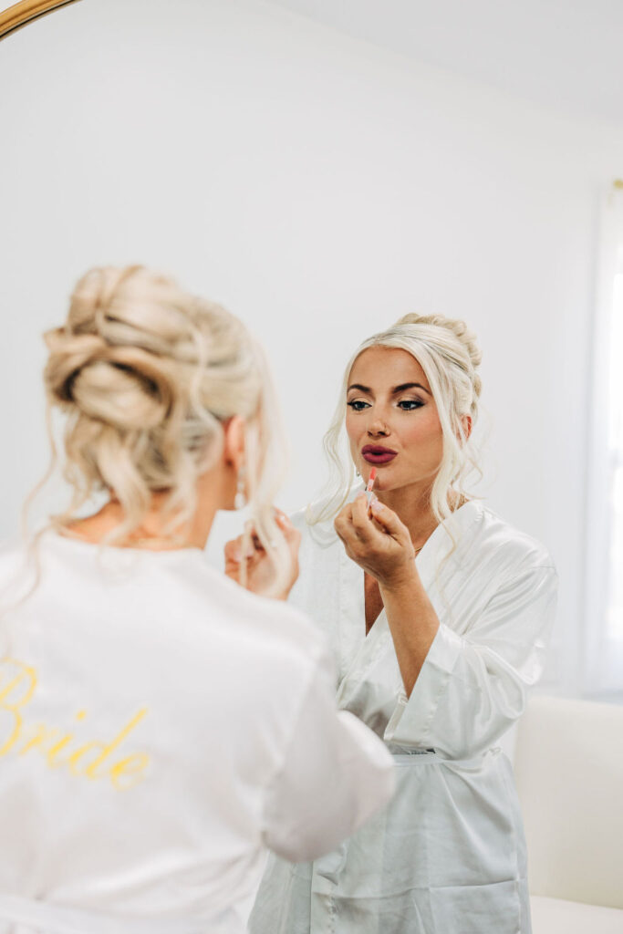 Bridal updo