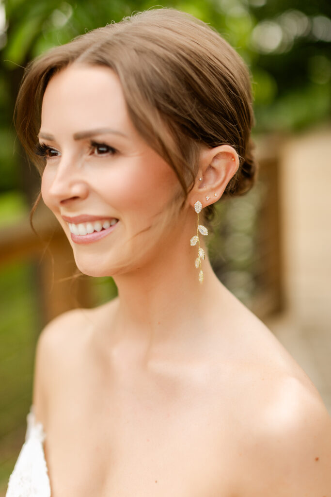 Classic low bun + sophisticated clean girl makeup. Photo by Stephanie Young