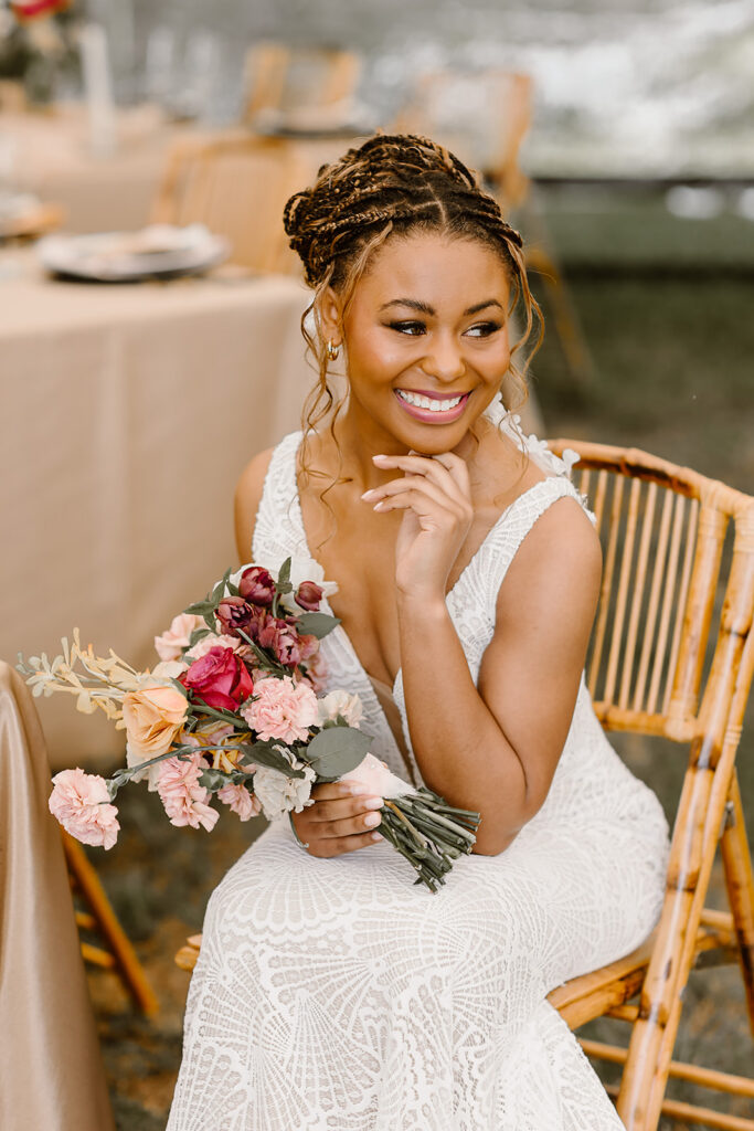 Natural wedding day makeup