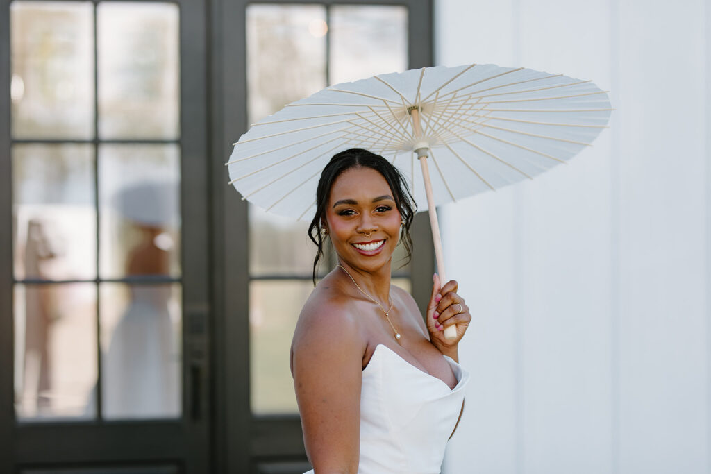 Soft glam bridal makeup